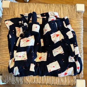 Old Navy UnisexPajama Bottoms - Navy with Envelope Print